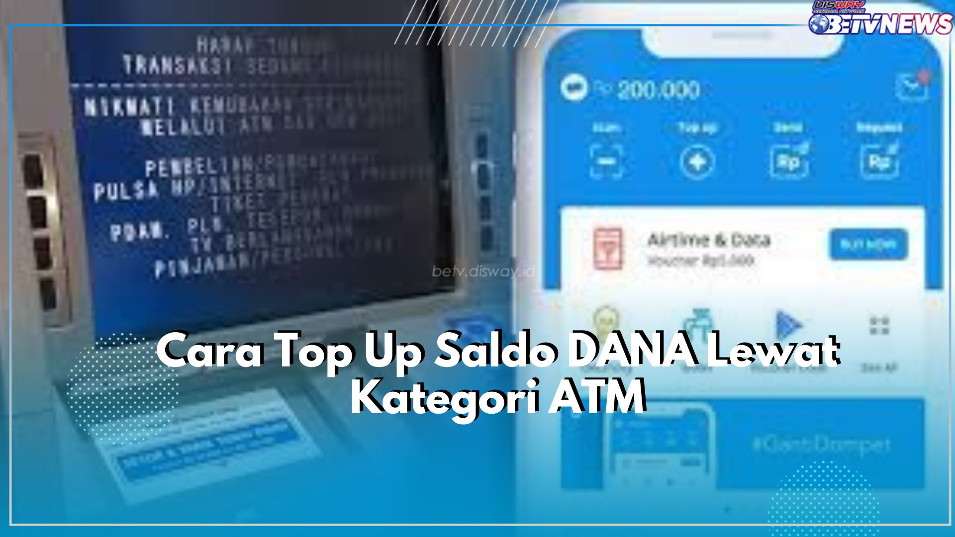 Biaya Admin Dijamin Terjangkau, Cobain Cara Mudah untuk Top Up Saldo Lewat ATM BRI, BNI, BCA, hingga Mandiri