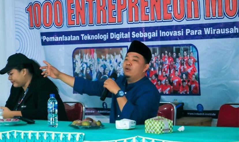  Seminar Motivasi Tumbuh Kembang 1.000 Entrepreneur Muda di Kepahiang, Dempo Xler: Kami Cari Regenerasi Baru