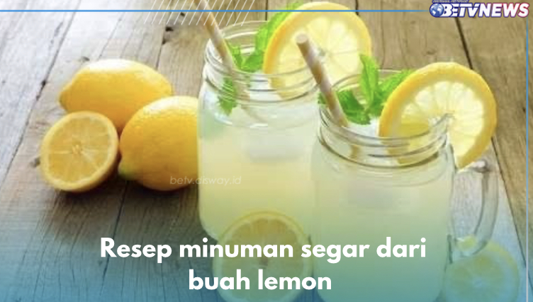 5 Resep Minuman Segar dari Lemon, Hempaskan Dahaga Dalam Satu Tegukan