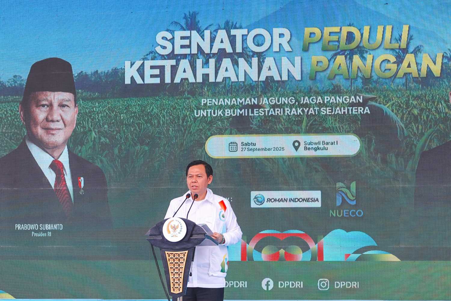 Sultan B. Najamudin Resmikan Program Senator Peduli Ketahanan Pangan di Bengkulu