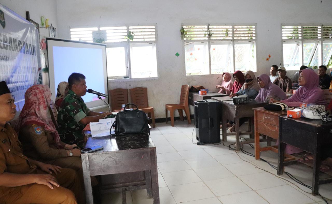 Undang Kesbangpol Kota Bengkulu, Satgas TMMD Berikan Materi Wawasan Kebangsaan