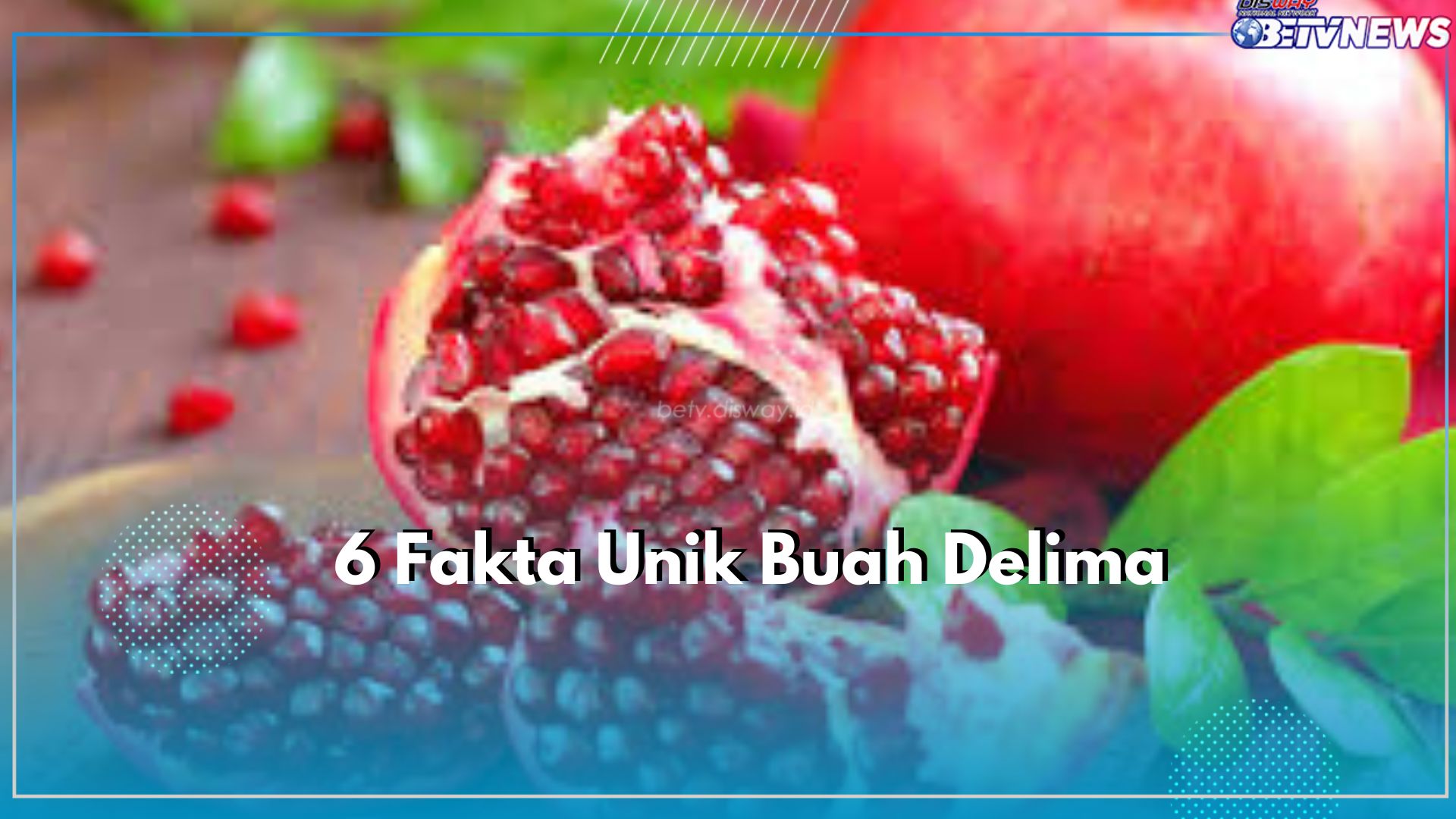 Taukah Kamu? Buah Delima Ternyata Menyimpan Fakta Unik yang Jarang Diketahui, Ternyata ada 3 Jenis Lho!