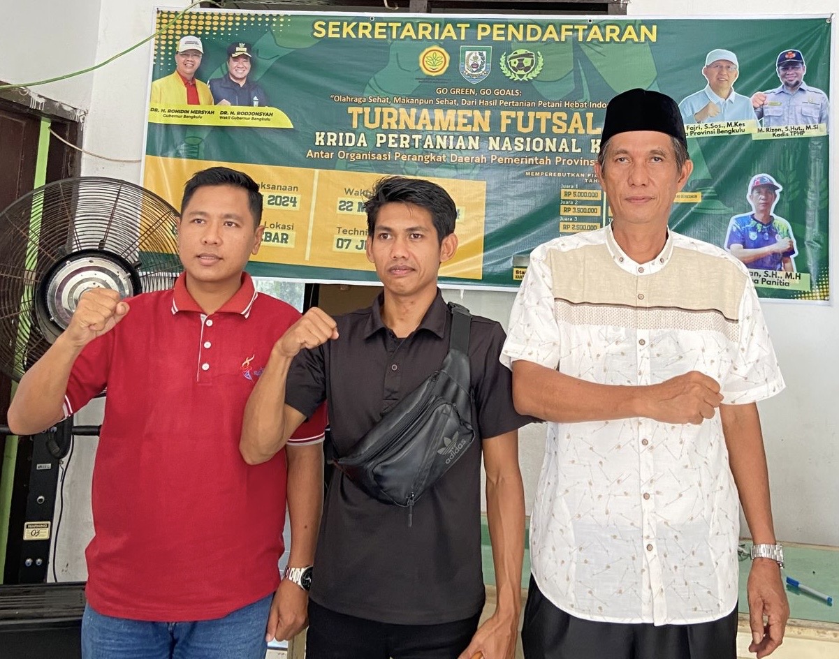 Tingkatkan Sinergitas Antar OPD, Dinas TPHP Provinsi Bengkulu Gelar Turnamen Futsal 2024