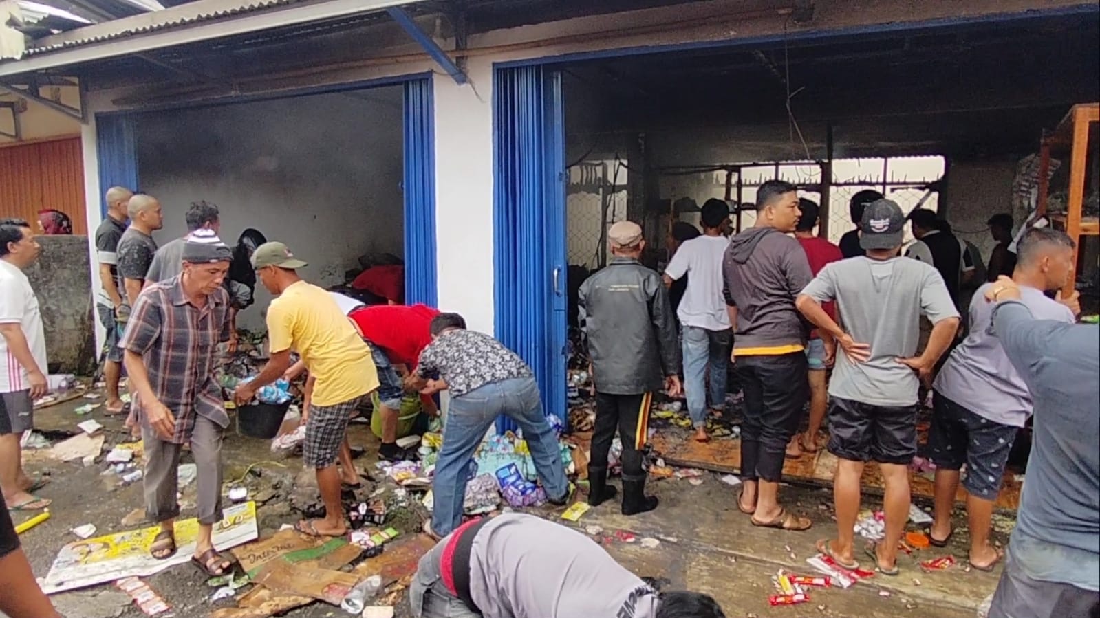 Kerugian Capai Ratusan Juta Rupiah, Penyebab Kebakaran di Pasar Sejantung Diduga Karena Ini