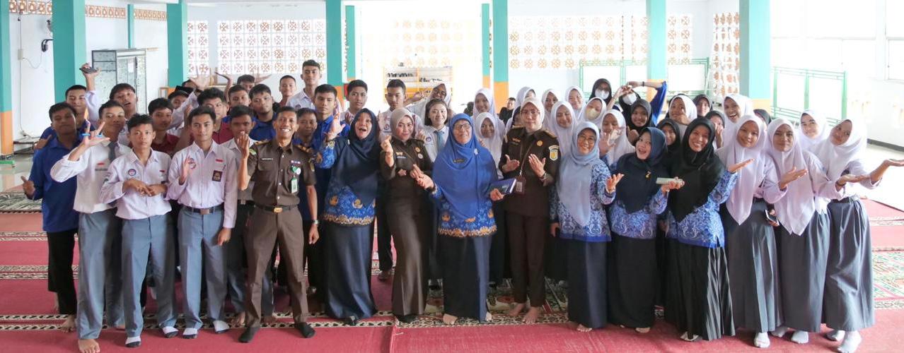 Program 'Jaksa Masuk Sekolah' Sambangi SMKN 1 Kota Bengkulu 