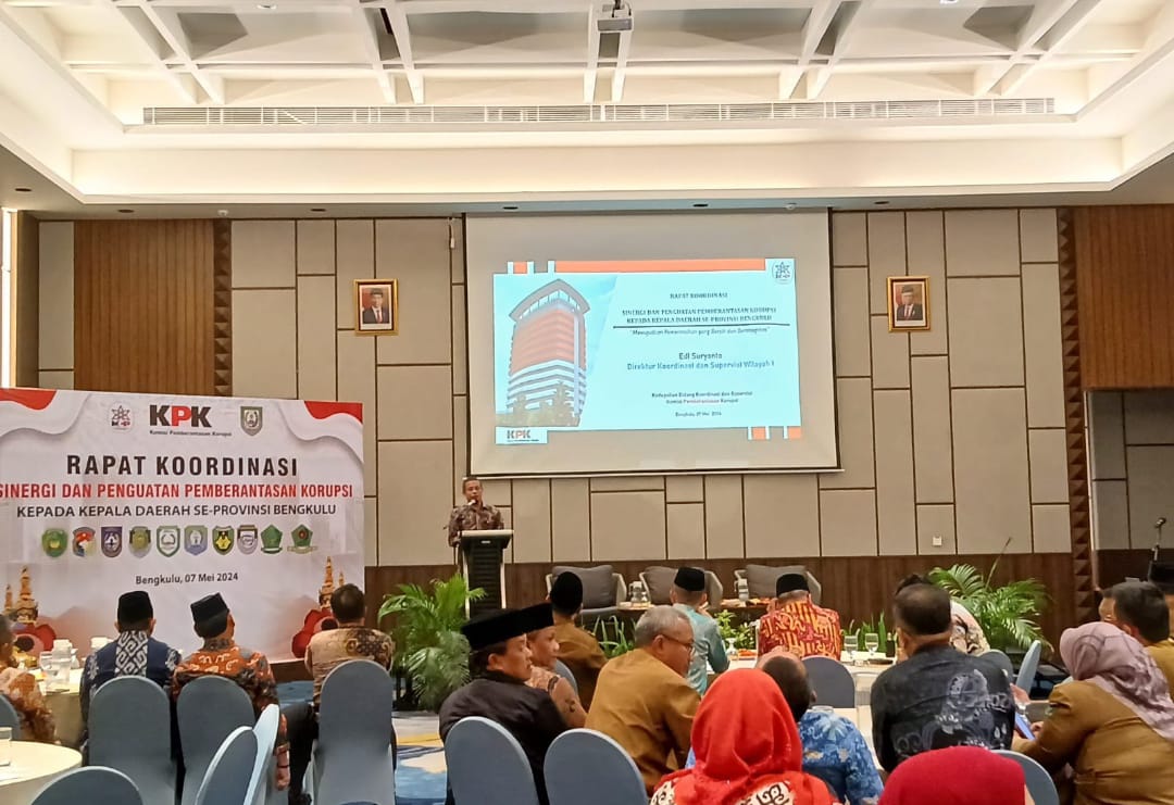 KPK RI Awasi 3 Tata Kelola Pemda Jelang Pilkada 2024 di Bengkulu 