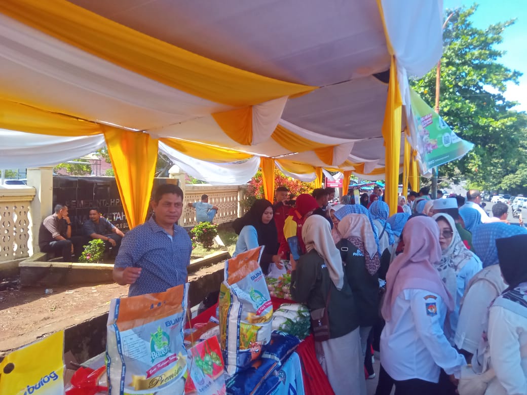 Bapanas dan Dinas Ketahanan Pangan Provinsi Bengkulu Gelar Gerakan Pangan Murah