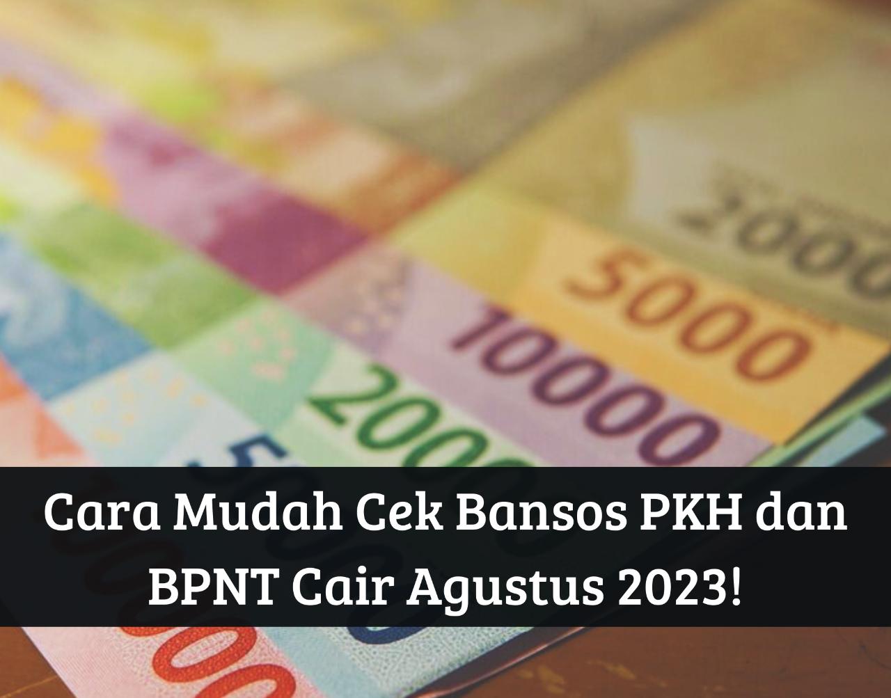 Cair Agustus 2023! Ini Cara Mudah Cek Bansos PKH dan BPNT, Bantuan hingga Rp3.000.000 Siap Masuk Rekening