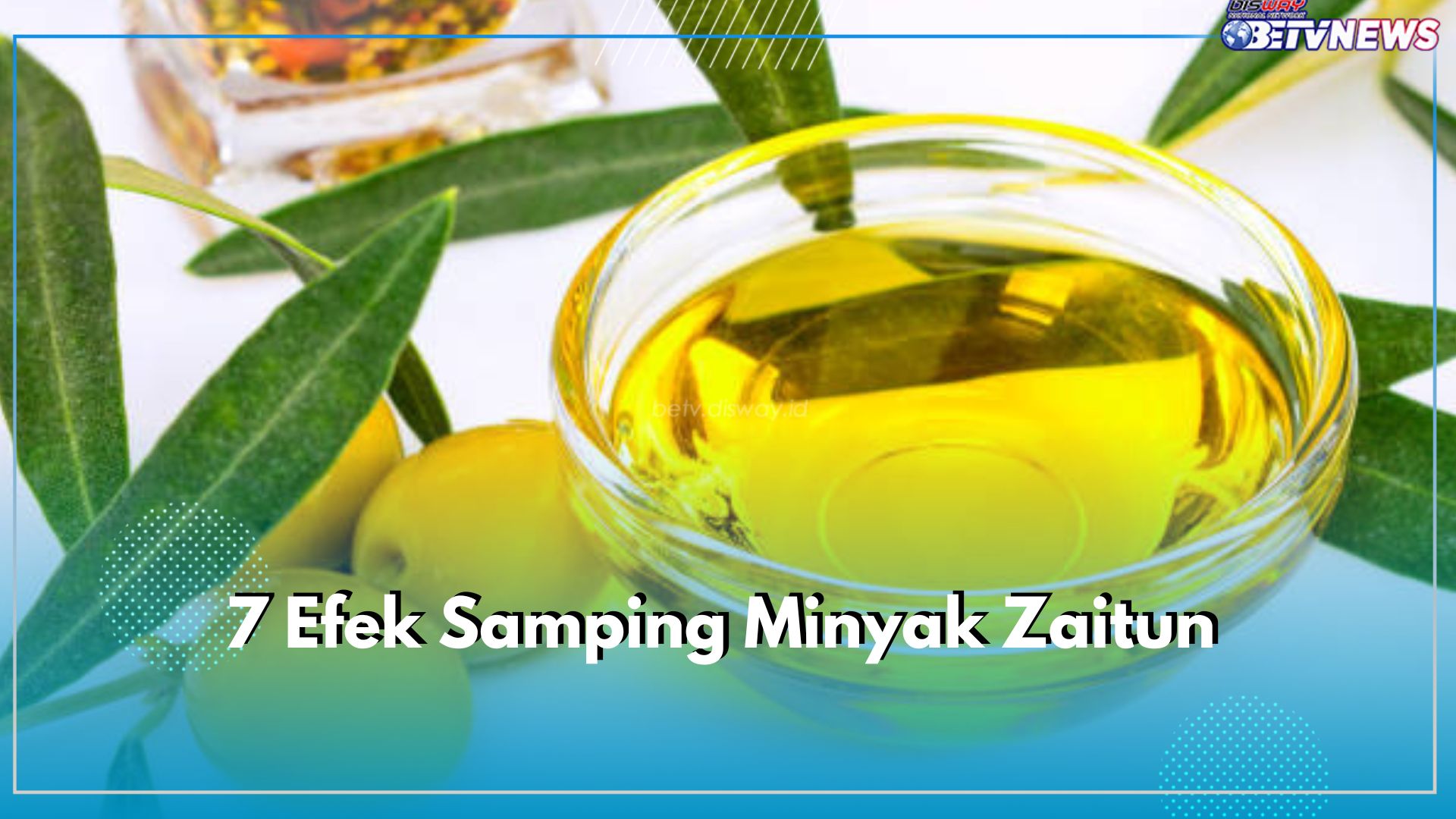 7 Efek Samping Minyak Zaitun, Jangan Berlebihan! Picu Risiko Kesehatan Jangka Panjang