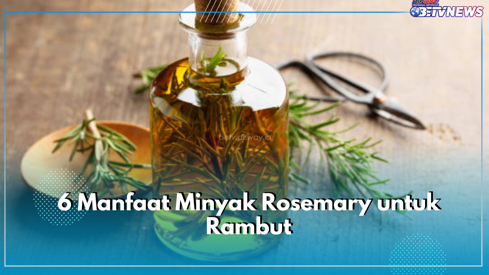 Cek di Sini! 6 Manfaat Minyak Rosemary untuk Rambut, Buat Lebat hingga Mencegah Uban di Usia Dini