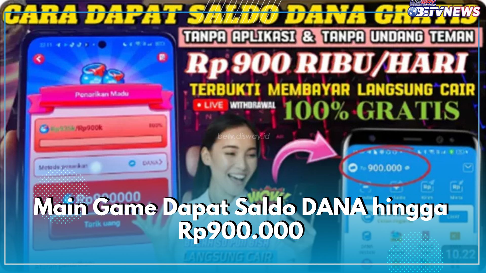 Aneh Tapi Nyata! Main Game Dapat Saldo DANA hingga Rp900.000, Cek Caranya di Sini