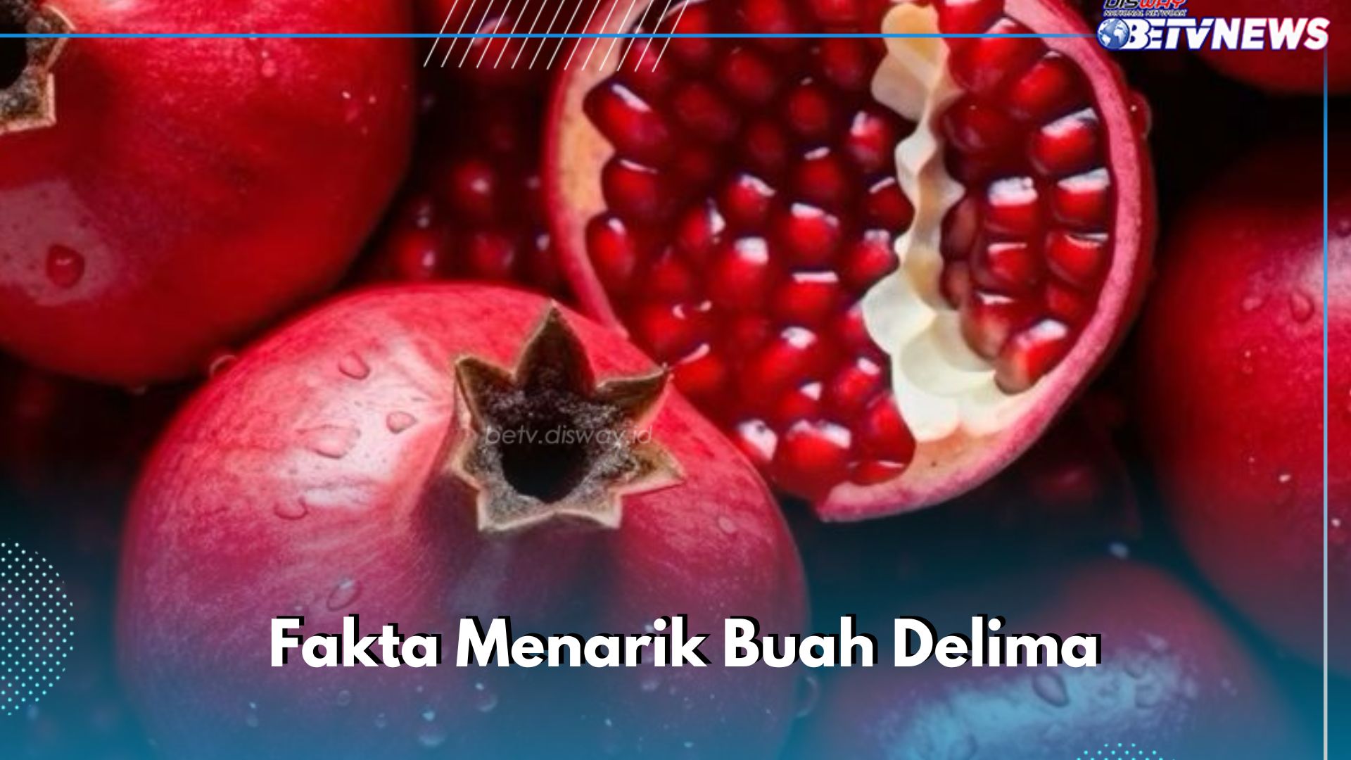 Baik untuk Kesehatan Tubuh, Ini Fakta Lain Buah Delima yang Menarik Diketahui