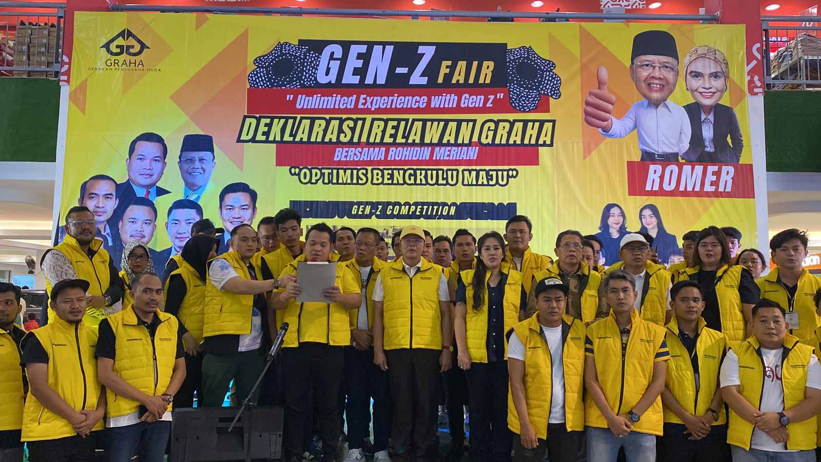 Pengusaha Muda dan Gen Z Dukung Rohidin-Meriani di Pilgub Bengkulu