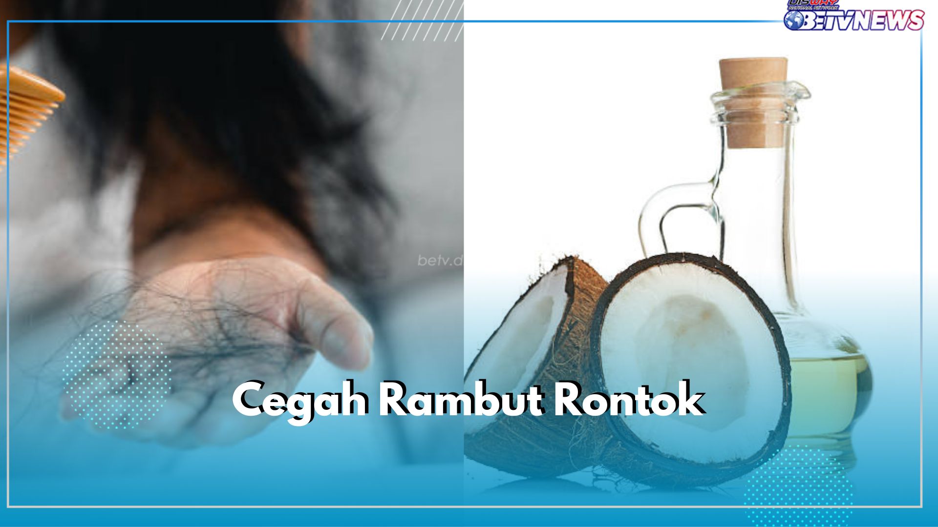 Cegah Rambut Rontok Pakai Minyak Kelapa, Ini Cara dan Aturan Pakainya