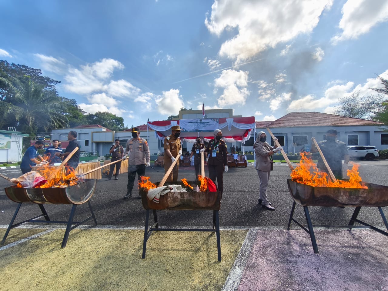 Barang Bukti dari 45 Perkara Berkekuatan Hukum Tetap Dimusnahkan