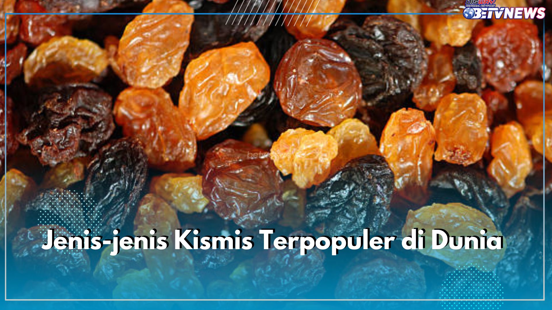 Inilah 7 Jenis Kismis Terpopuler di Dunia, Buah Kering dengan Sejuta Manfaat, Yuk Kenalan!