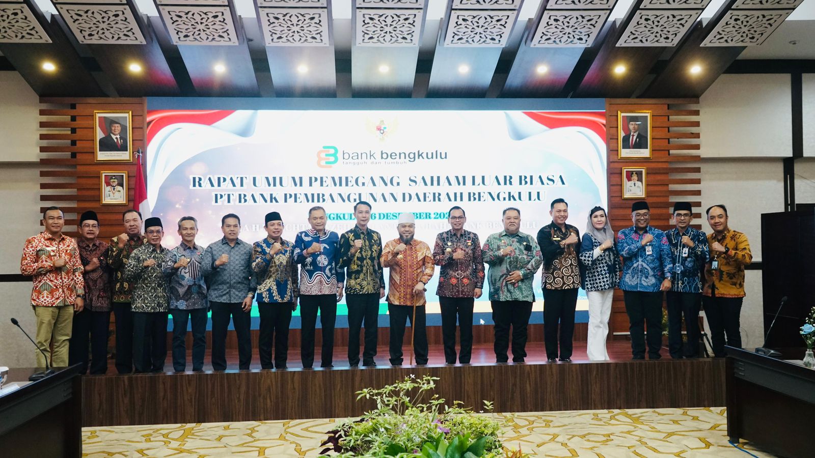 RUPS Luar Biasa Bank Bengkulu Putuskan Lima Calon Direksi di Usulkan ke OJK