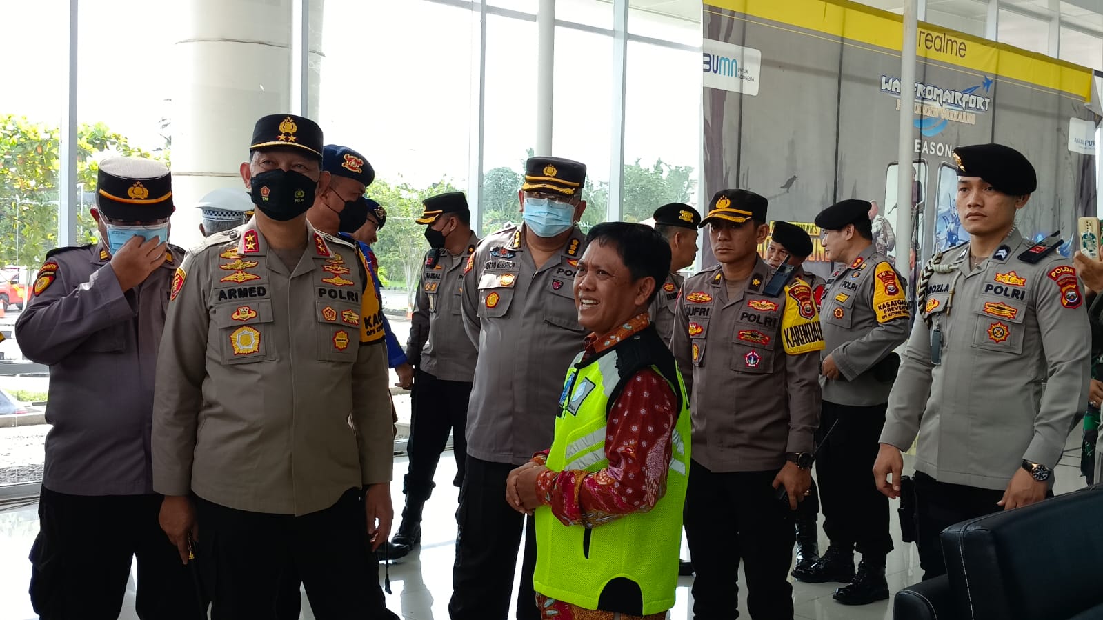 Kedatangan Pemudik Mulai Terasa, Kapolda Bengkulu Pantau Pos Pam Bandara Fatmawati dan Gerbang Tol 
