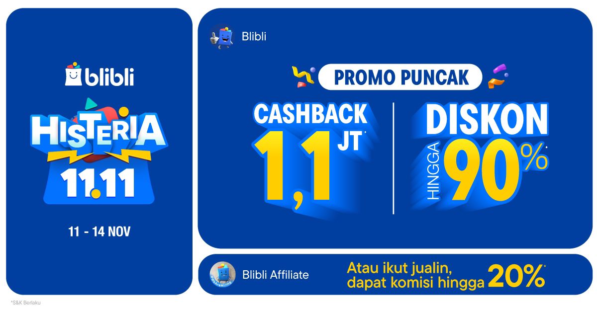 Berburu Koleksi Labubu Limited Edition di Promo 11.11 Blibli, Dijamin Ori dan Banyak Diskon