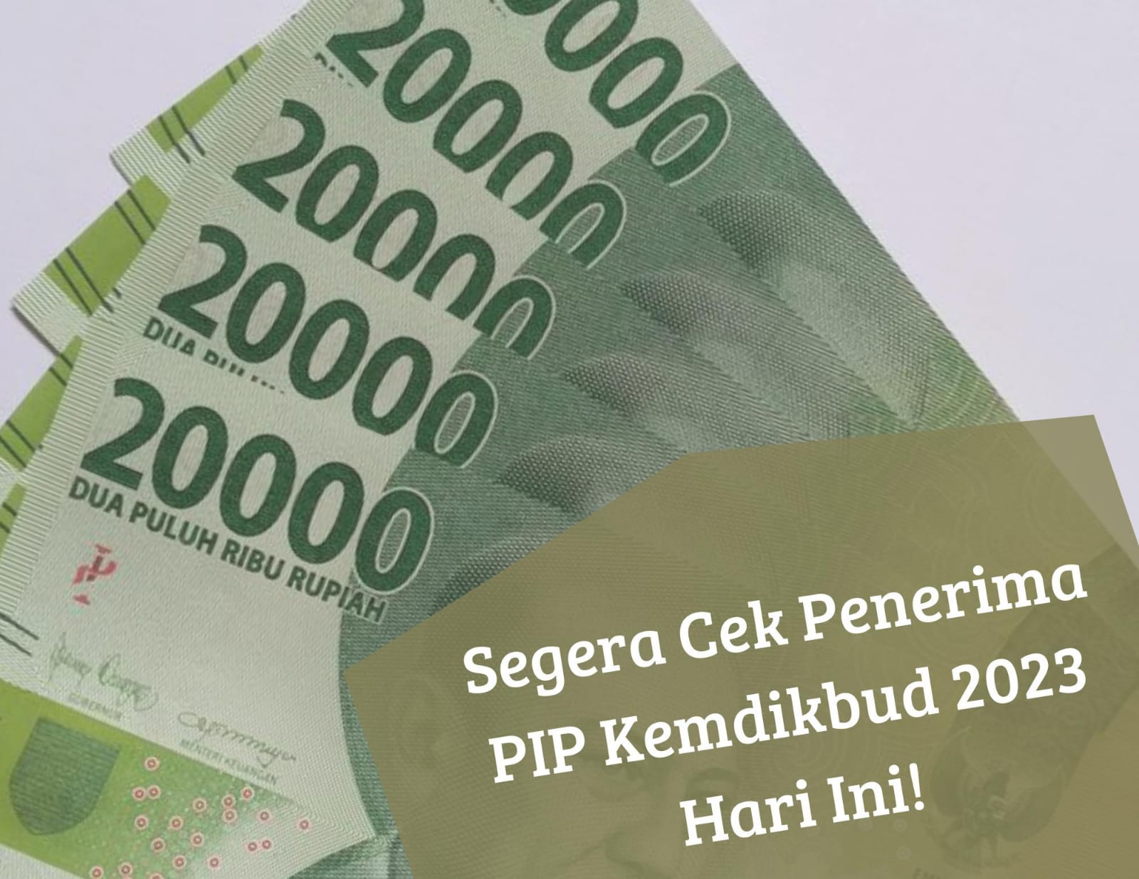 Bansos Cair Hari Ini? Cek PIP Kemdikbud 2023 via Online, Penerima KIP Siap Dapat Uang Tunai