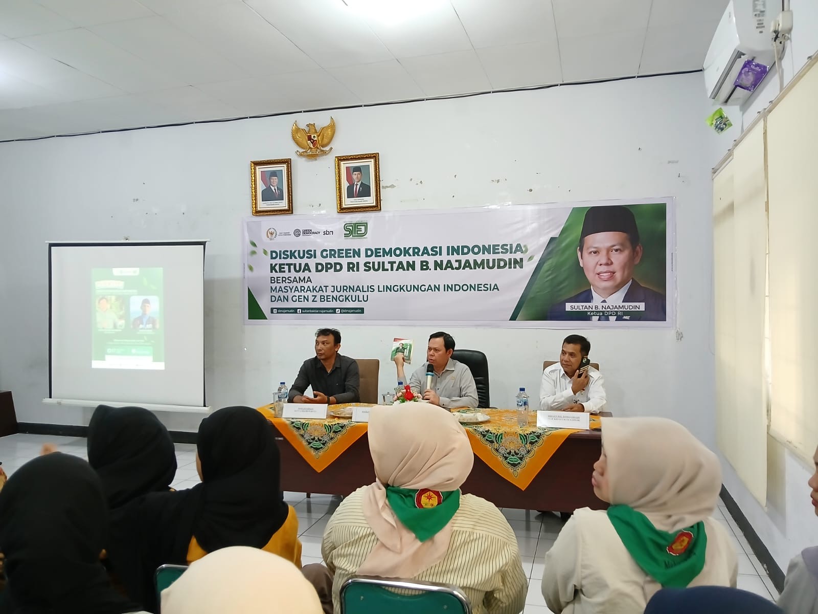 Sultan B. Najamudin Bedah Konsep 'Green Demokrasi' Bersama SIEJ di Bengkulu