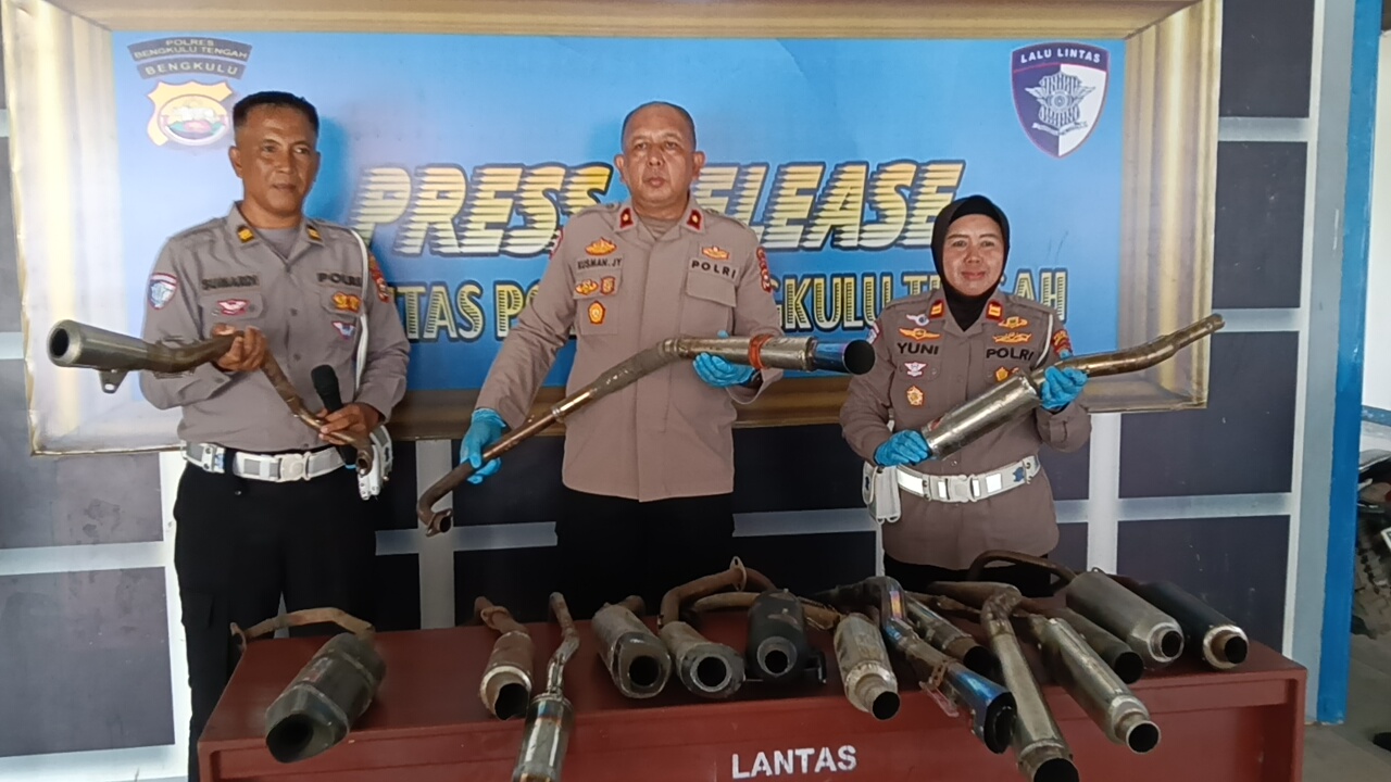 Operasi Zebra Nala 2025, Polres Bengkulu Tengah Jaring Ratusan Pelanggar