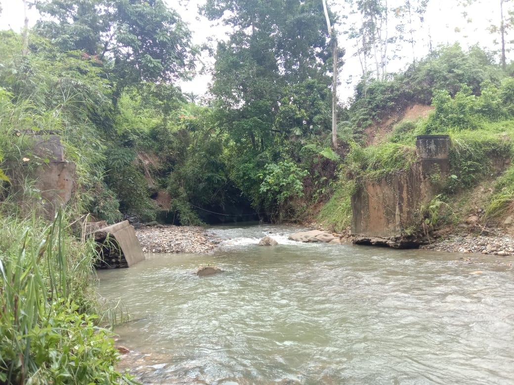 Pasca Ambruk, Jembatan Desa Lawang Agung di Kaur Belum  Juga Tersentuh Pembangunan 