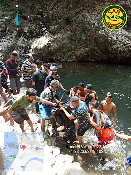 BREAKING NEWS: Tiga Hari Pencarian, Korban Hanyut di Sungai Manula Ditemukan Meninggal