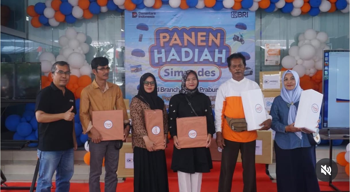 BRI Prabumulih Gelar Undian Panen Hadiah Simpedes 2024, Honda BR-V Dibawa Pulang Nasabah 
