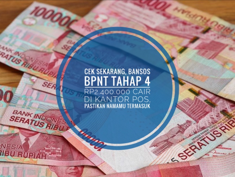 Belum Dapat Bantuan? Cek Sekarang, Bansos BPNT Rp2.400.000 Cair di Kantor Pos, Pastikan Namamu Terdaftar