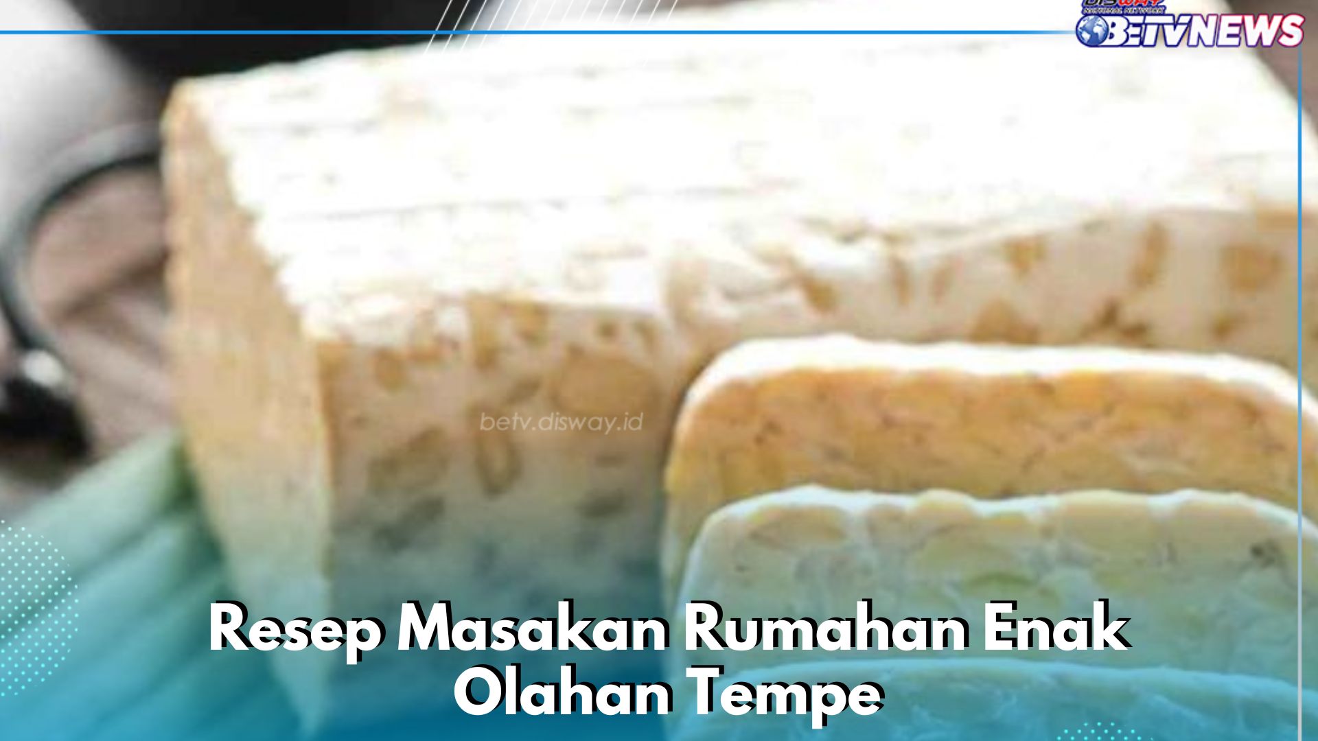 Ide Resep Masakan Enak Sehari-hari, Coba Bikin Makanan Olahan Tempe Ini