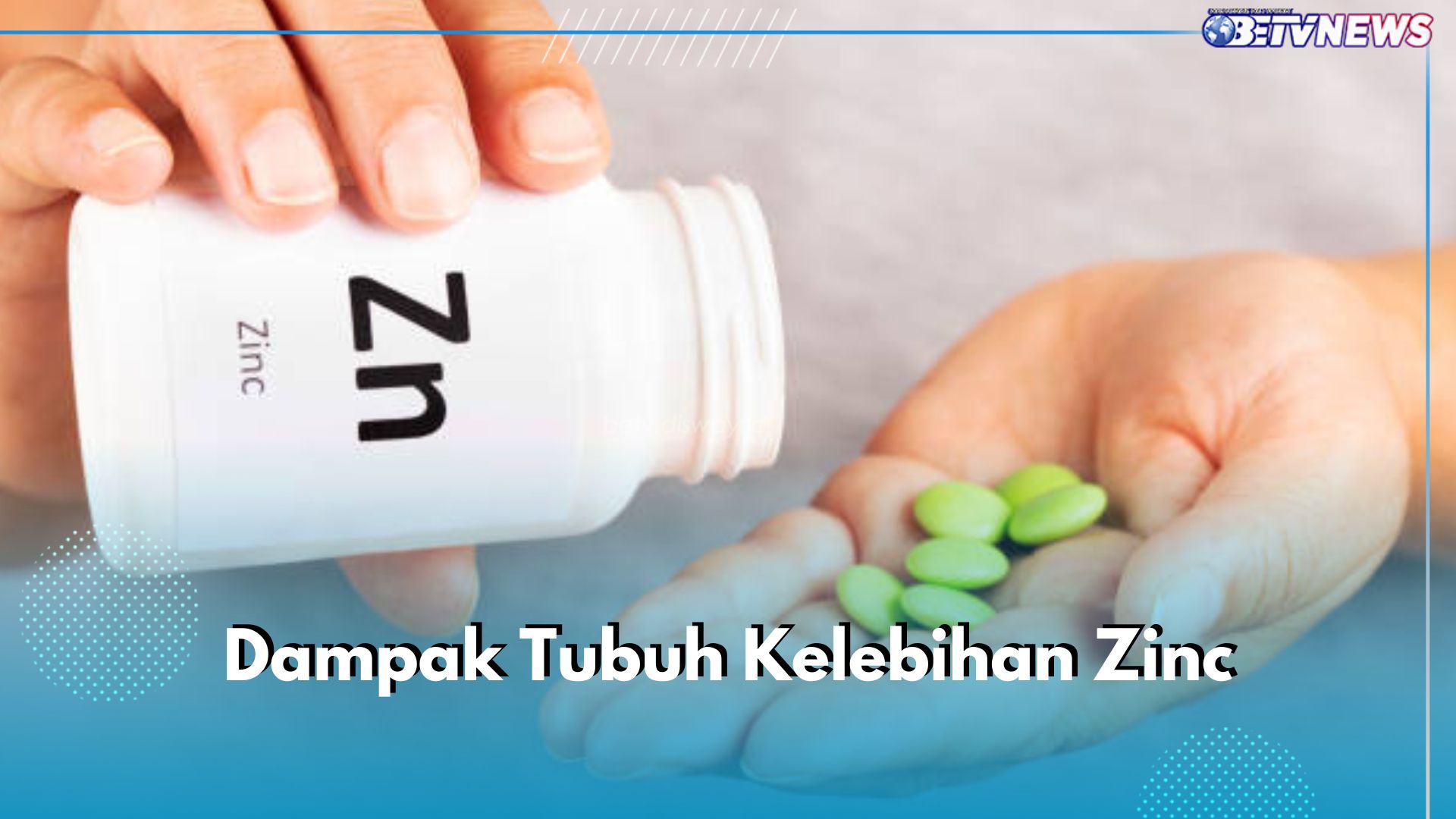 Jangan Berlebihan, Ini 5 Dampak yang Akan Terjadi Jika Tubuh Kelebihan Zinc 