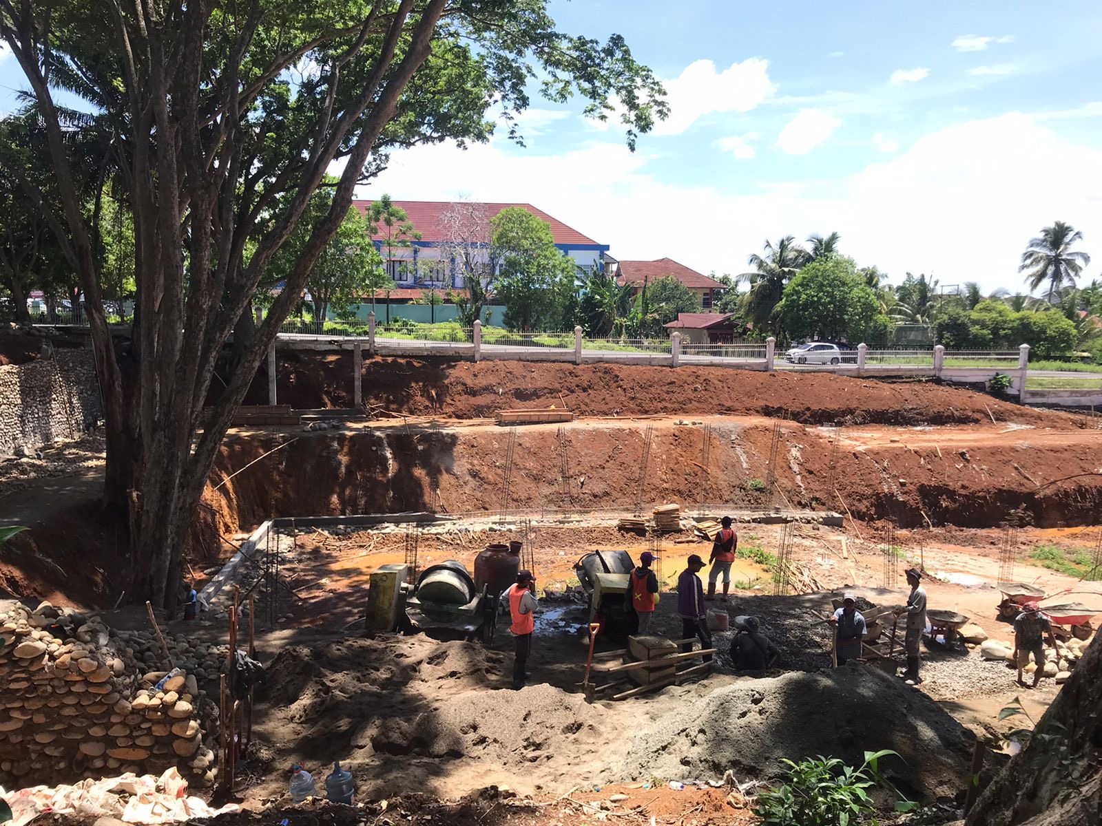 Pembangunan Kolam dan Pergantian Pagar Kantor Gubernur, Pemprov Bengkulu Anggarkan Rp4 Miliar