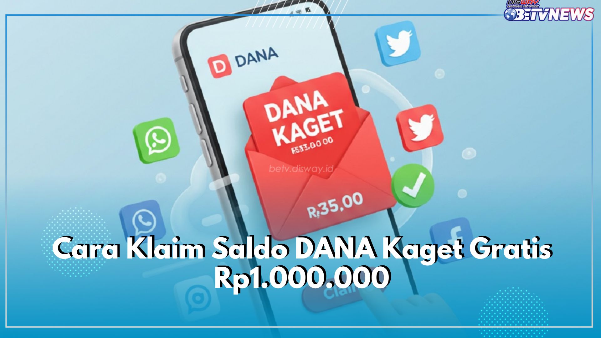 Kumpulkan Link DANA Kaget, Klaim Saldo Hingga Rp1.000.000 ke Rekening, Pas untuk Modal Weekend
