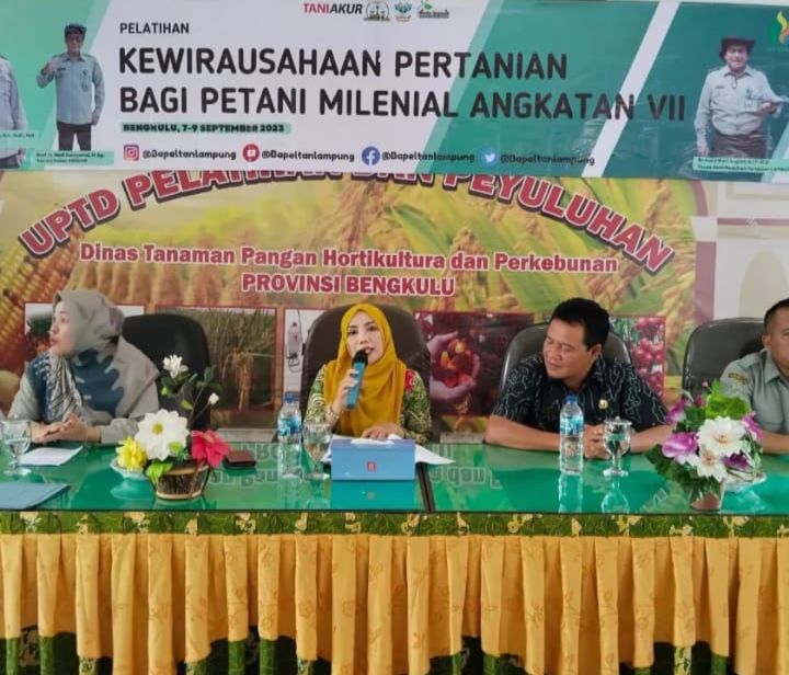 DTPHP Provinsi Bengkulu Gelar Pelatihan Kewirausahaan Petani