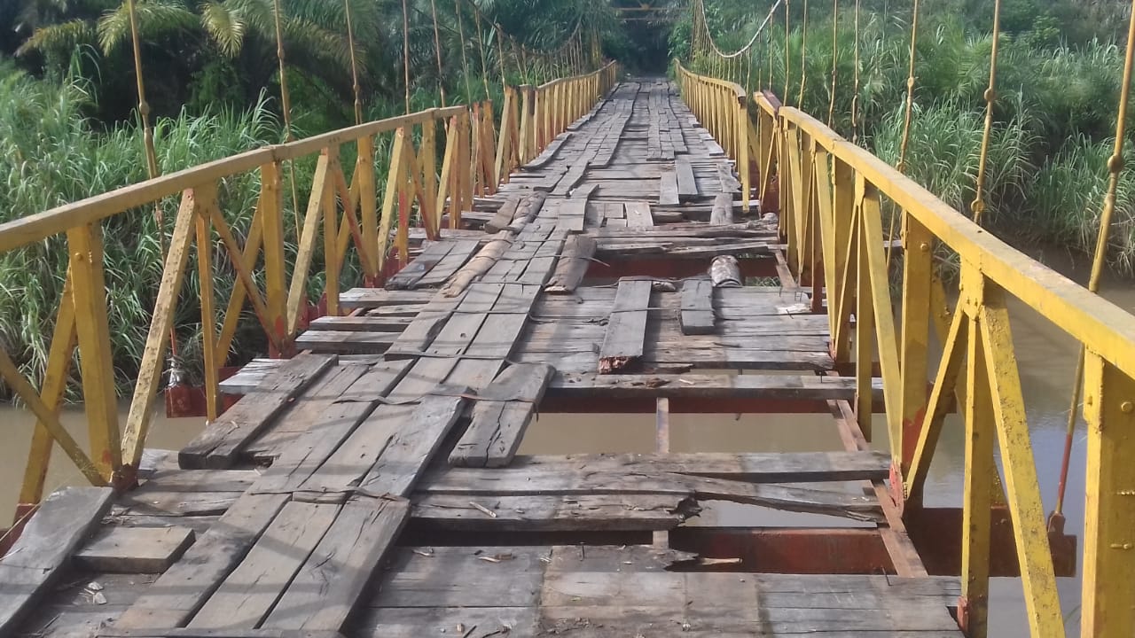 Ancam Keselamatan Warga, Jembatan Gantung Taba Pasemah Sudah Saatnya Diperbaiki! 