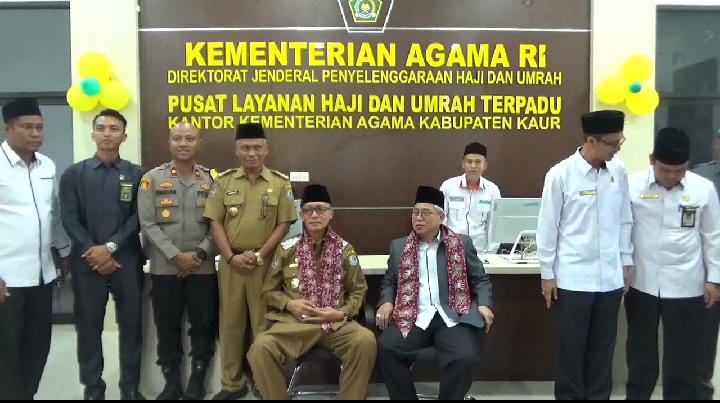 Gedung Pusat Layanan Haji dan Umrah Kaur Diresmikan