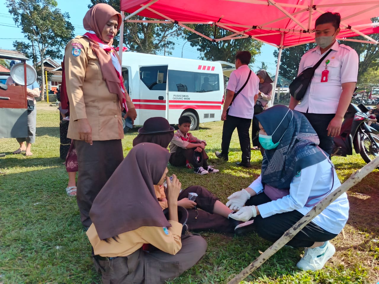 Upacara Peringatan Hari Pramuka ke-63, Belasan Pelajar di Kaur Tumbang Karena Dehidrasi