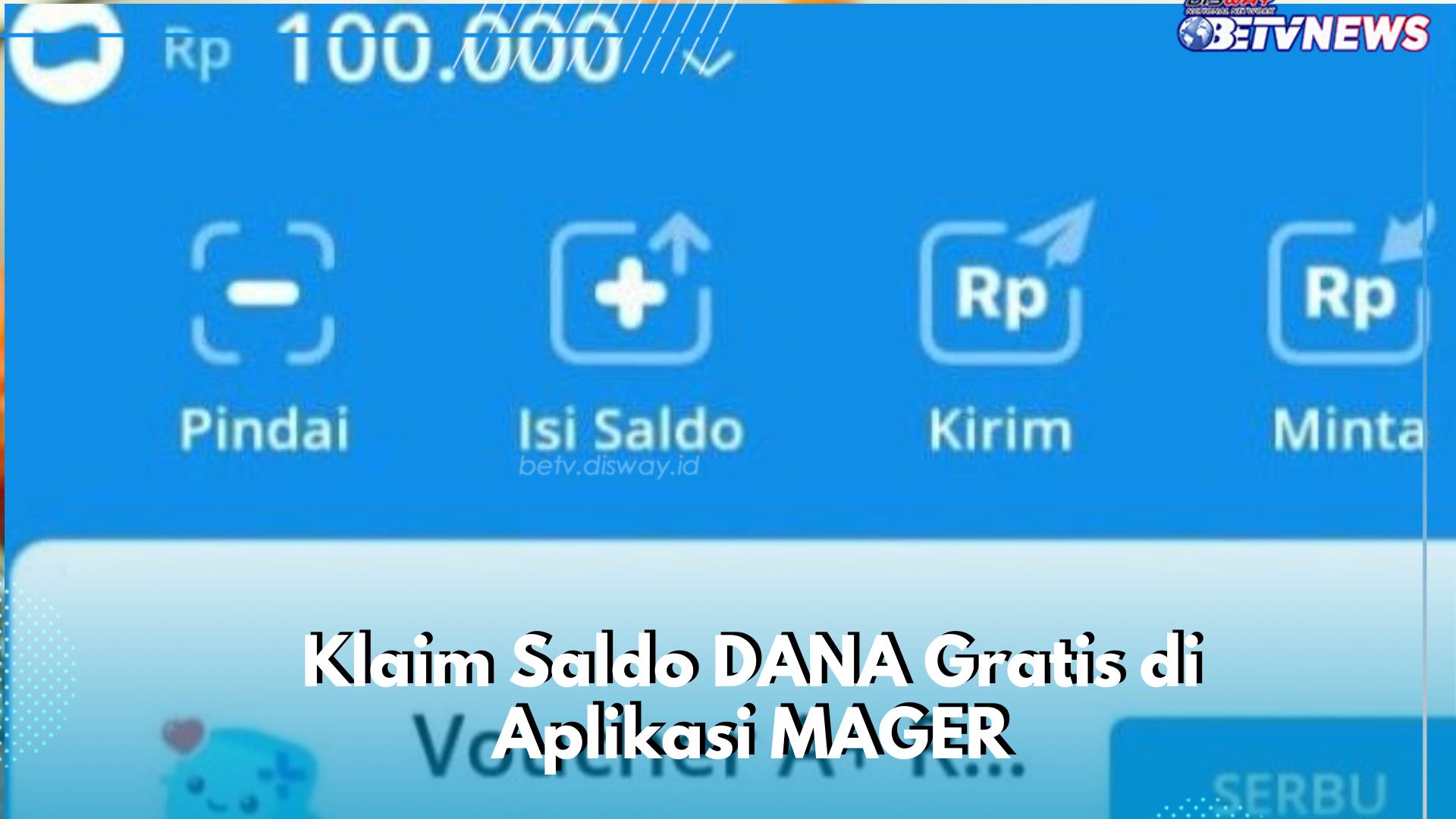 Saldo DANA Makin Terisi, Cukup Mainkan Aplikasi MAGER Auto Dapat Uang Gratis, Klaim Sekarang