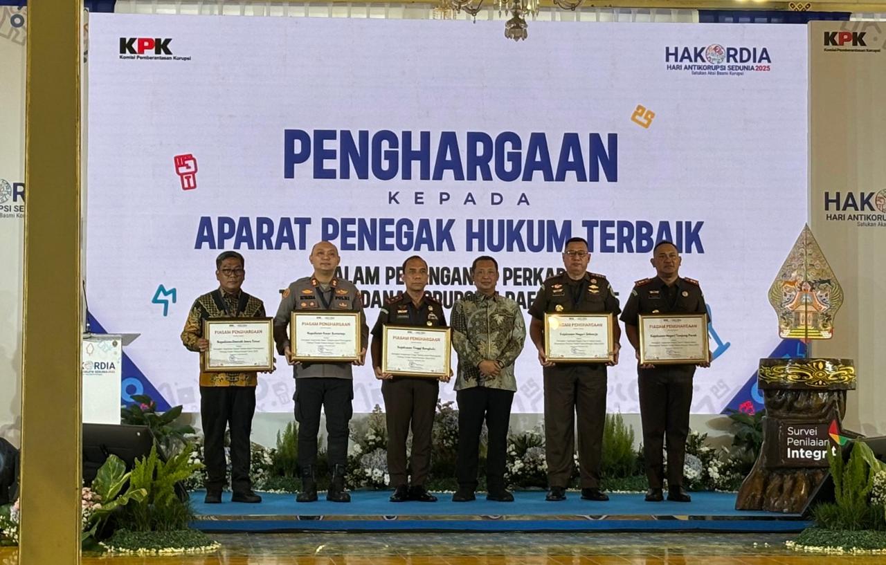 Kejati Bengkulu Raih Peringkat 1 Nasional Kejaksaan Terbaik dari KPK, Ungkap Tipikor hingga Rp3,9 Triliun