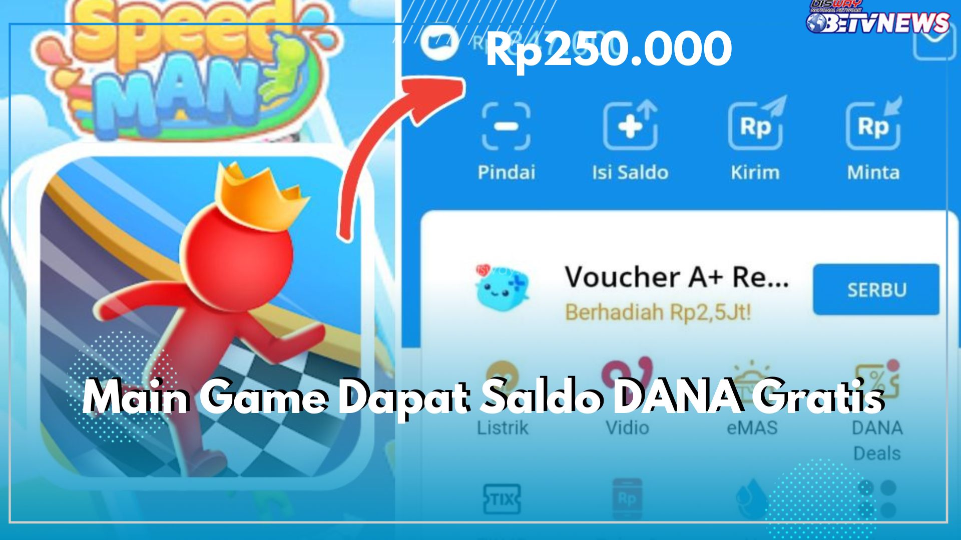 Sekali Main Aplikasi Penghasil Uang Ini Cairkan Saldo DANA Gratis Rp250.000, Unduh dan Cek Caranya Disini