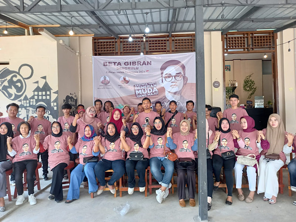 Relawan Beta Gibran Bengkulu Deklarasi Dukungan: Gibran Cawapres Prabowo