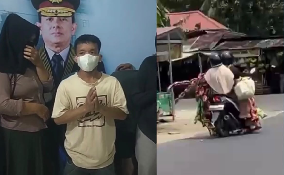 Photo: Disway 12 Arrested for Looting Snacks from Burned Warehouse in Bengkulu
