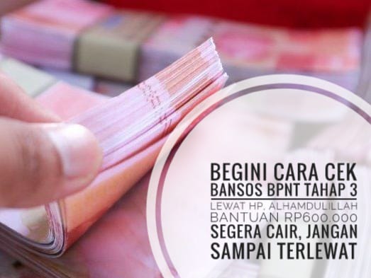 Begini Cara Cek Bansos BPNT 2023 Lewat Hp, Alhamdulillah Bantuan Rp600.000 Segera Cair, Jangan Sampai Terlewat