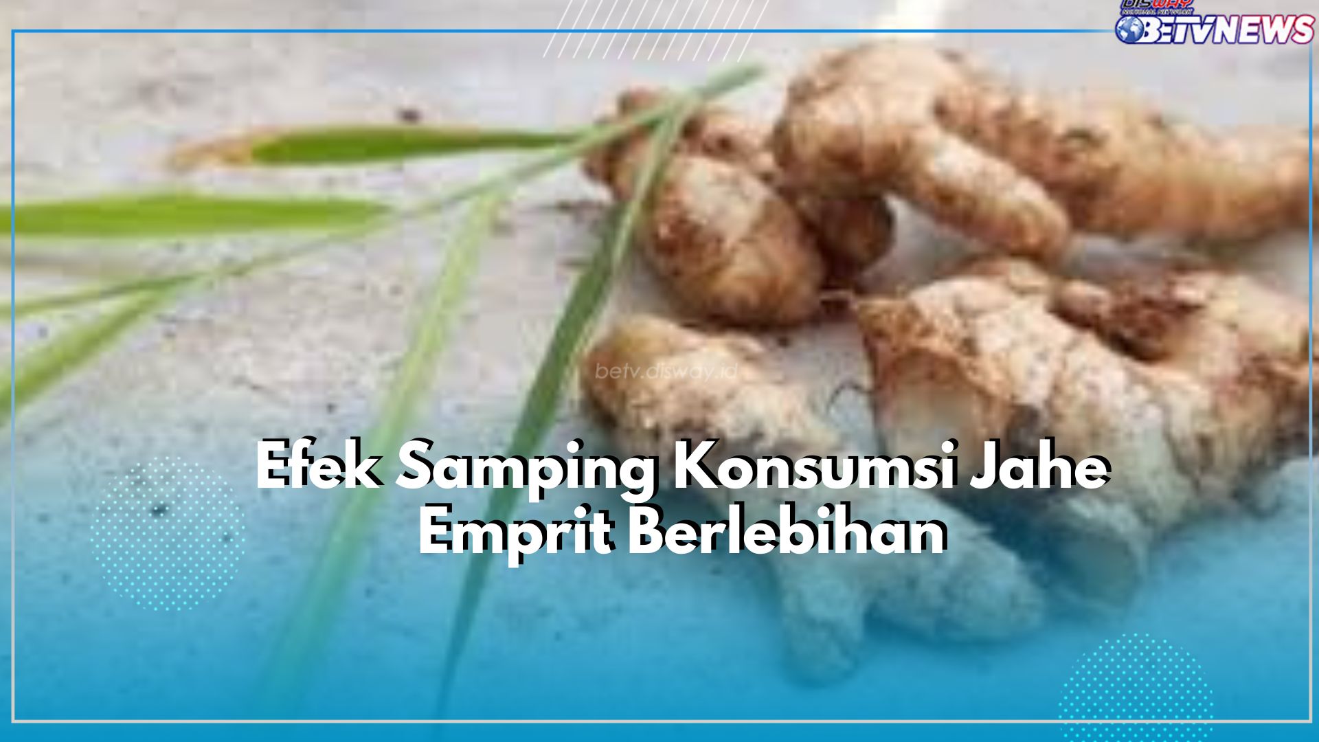 Jahe Emprit Tak Baik Dikonsumsi Rutin Setiap Hari, Ketahui Dampak Buruknya untuk Kesehatan, Cek Disini!