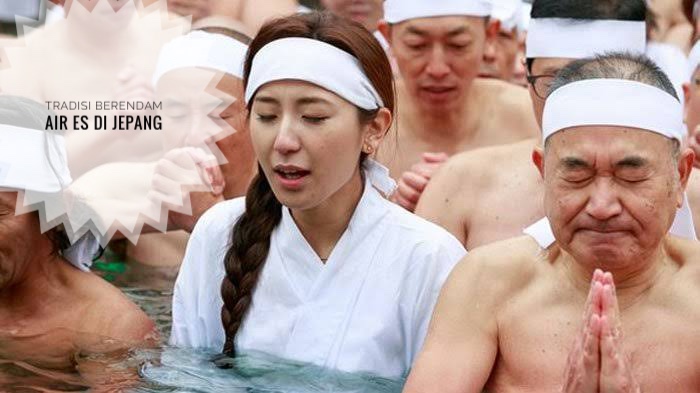 Tradisi Berendam Air Es Ala Warga Jepang, Ritual Sakral Penyucian Diri Awal Tahun