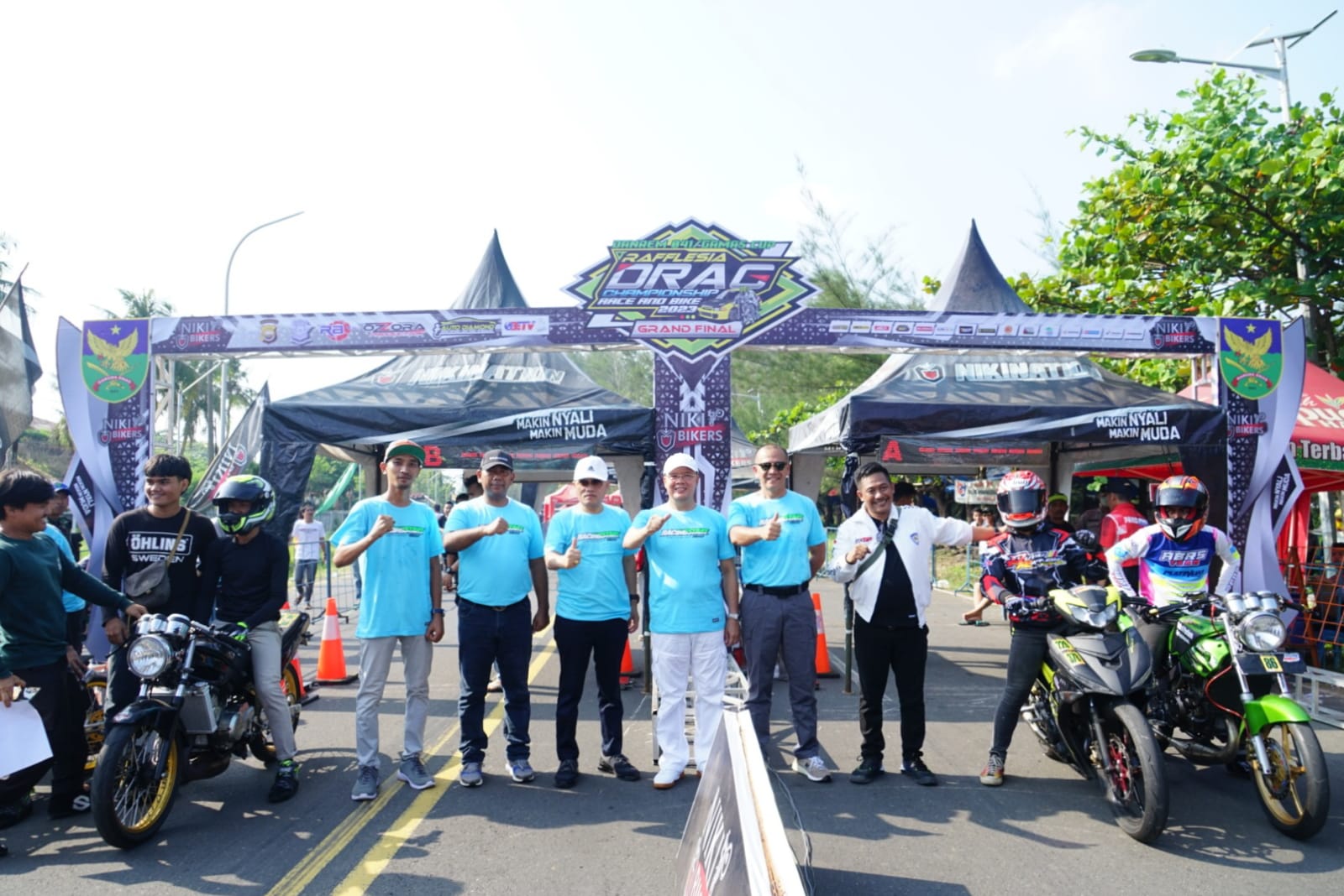 Gubernur Buka Danrem 041 Gamas Cup Championship Race and Bike 2023, di Pantai Panjang Bengkulu