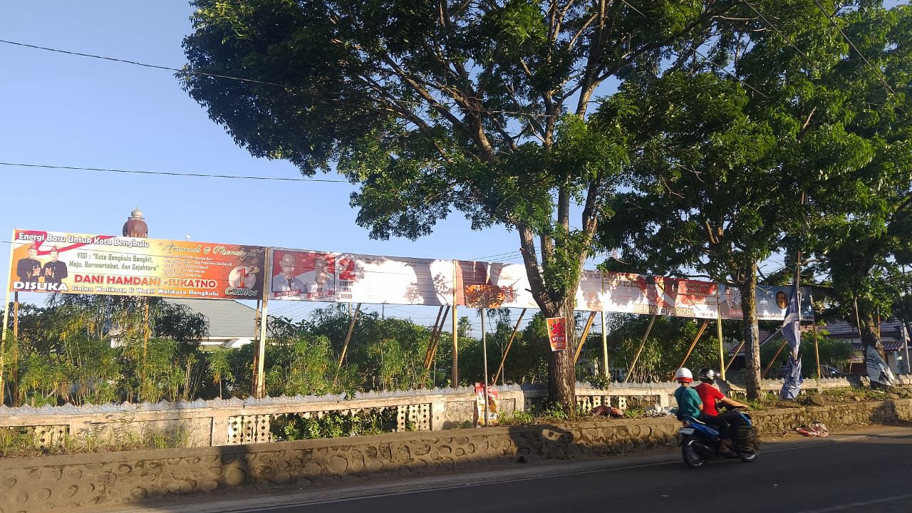 Bawaslu Telusuri Dugaan Pelanggaran APK Paslon di Kota Bengkulu, Lokasi di TPU dan Kawasan Larangan