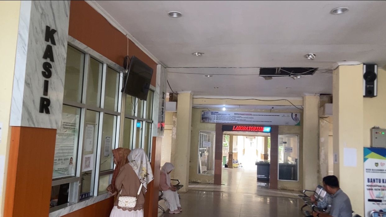 Atap Bocor dan Plafon Lapuk, RSUD Hasanuddin Damrah Butuh Renovasi Menyeluruh