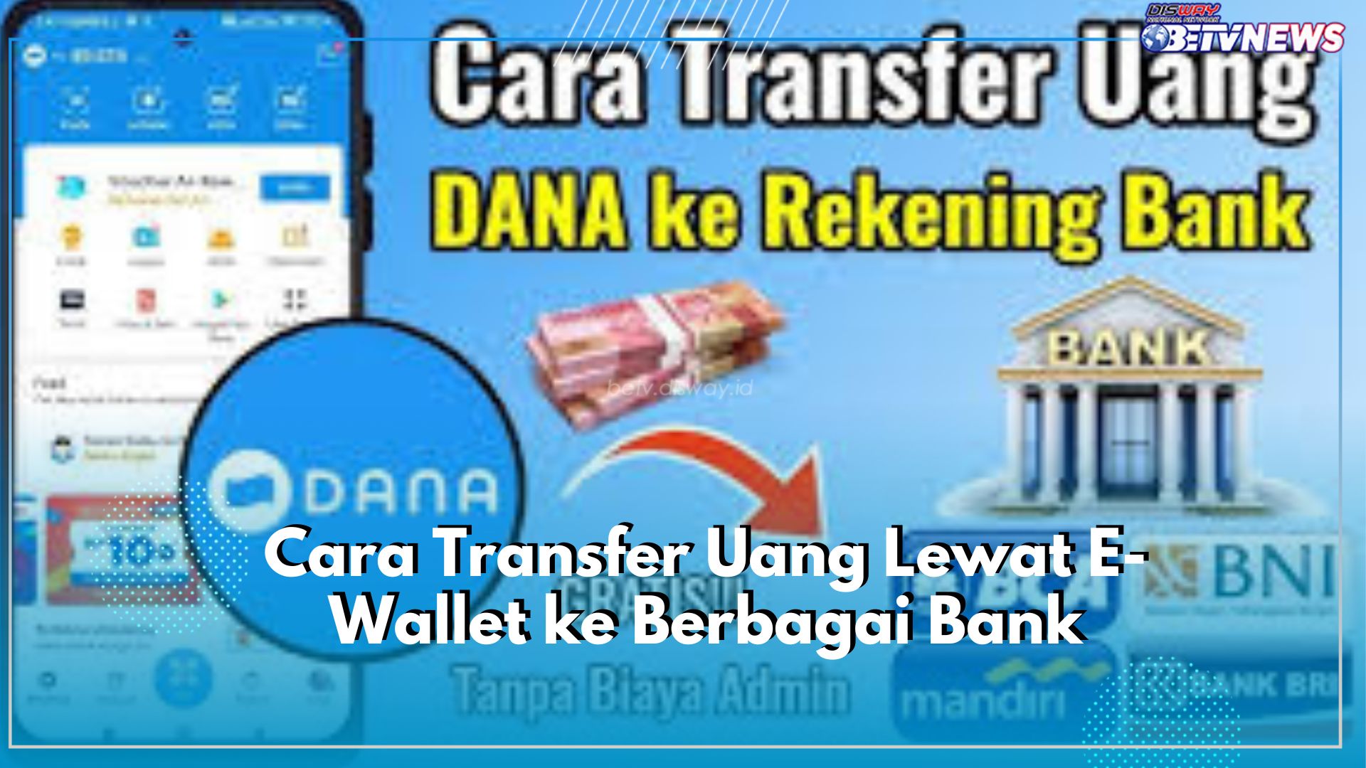 Lebih Mudah tanpa Ribet, Ini Cara Transfer Uang Lewat E-Wallet ke Bank BRI, BCA, MANDIRI, hingga BNI